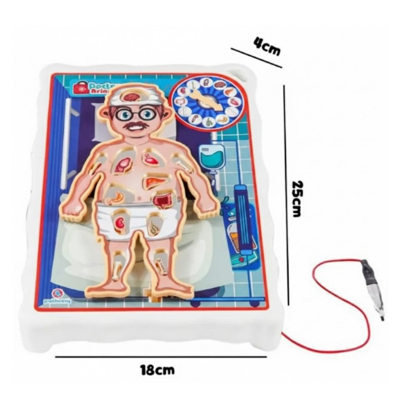 Jogo Doctor Brinq Brinquedo Operação Cirurgia - POLIBRINQ