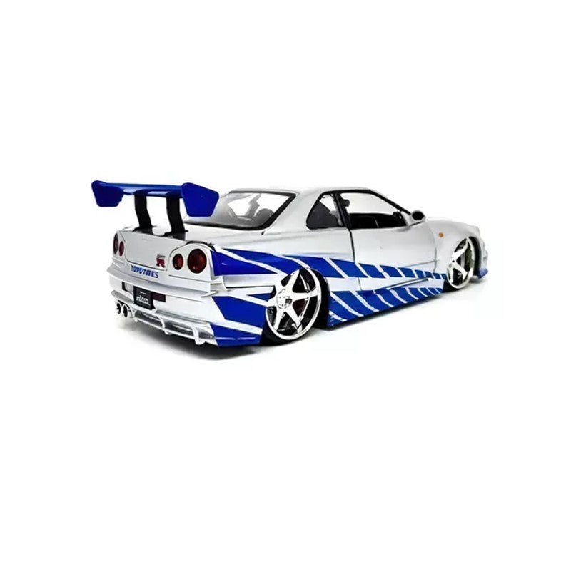 Miniatura Nissan Skyline GTR R34 Velozes e Furiosos - jada