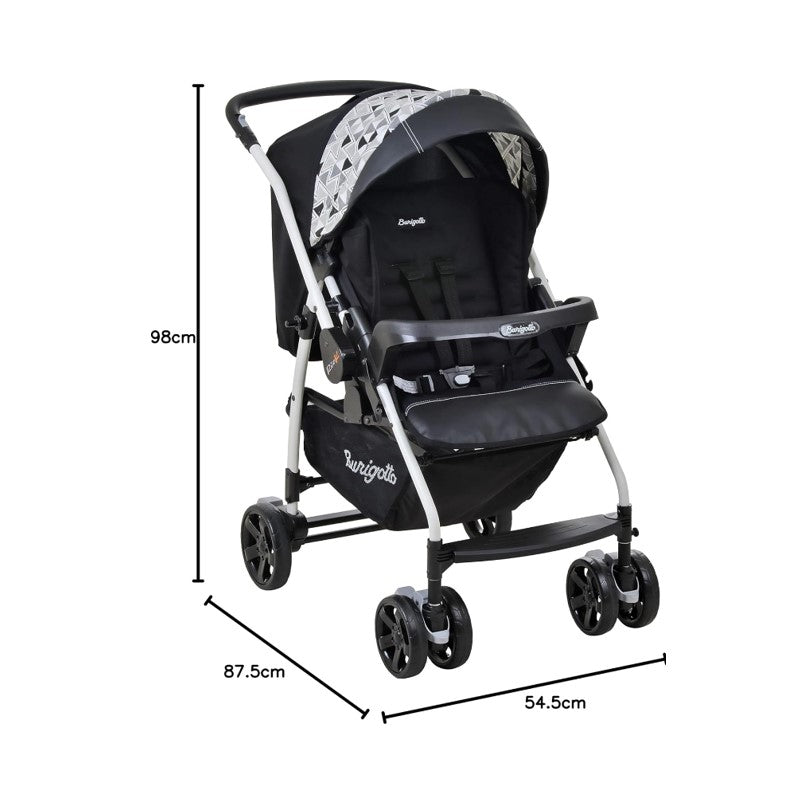 Carrinho de Bebê com Bebê Conforto Rio k-Astratto - Burigotto