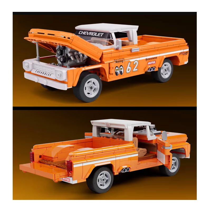 Hot Wheels Brick Shop Elite Carro Chevy de 1962 - Mattel