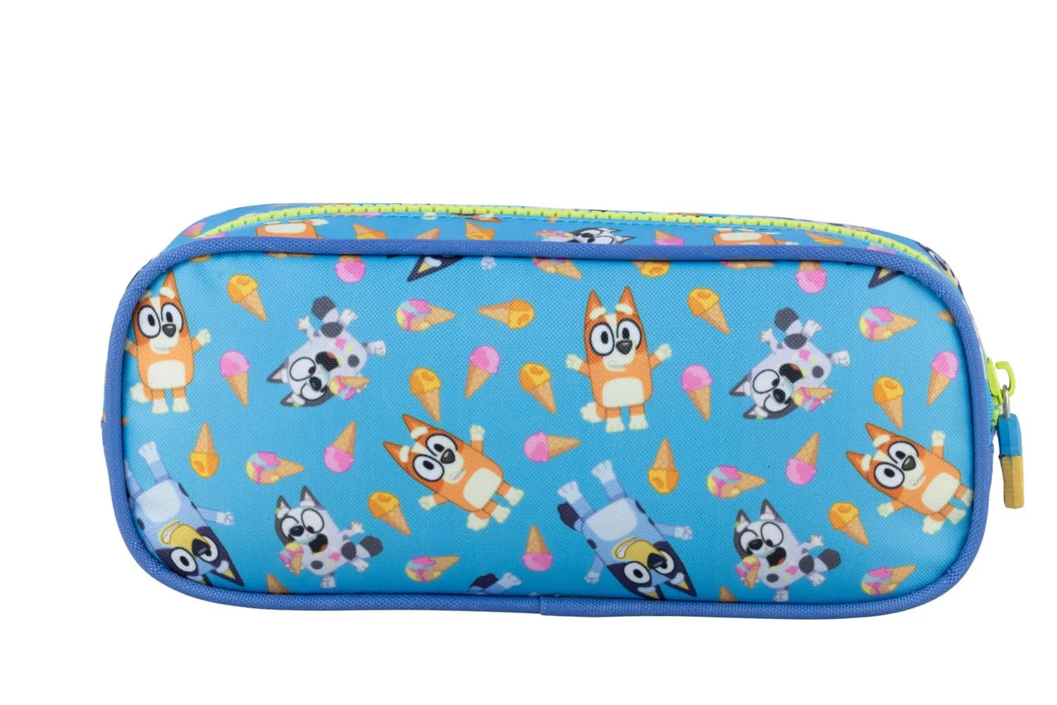 Kit Escolar Bluey 3 em 1: Mochila de Rodinhas + Lancheira Térmica + Estojo Xeryus Original