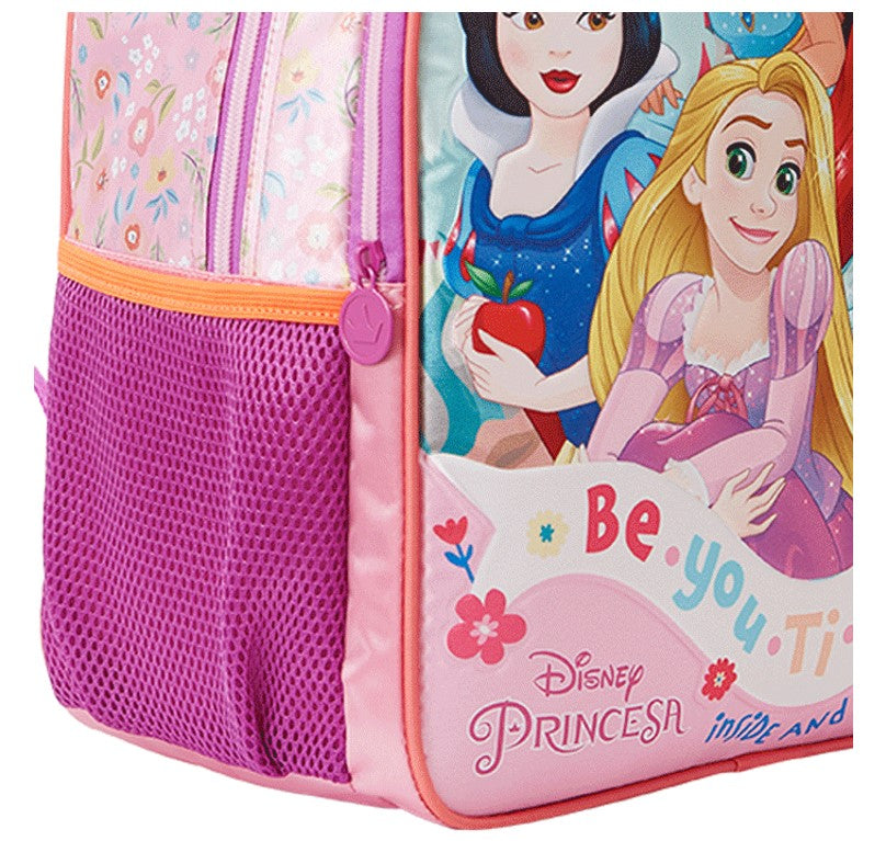 Mochila Escolar Infantil 16 Princesas Disney R2 - Xeryus