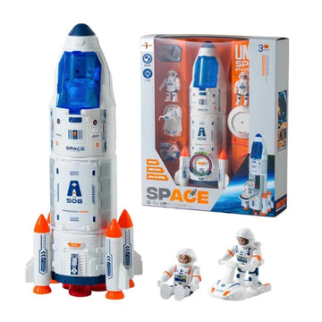 Playset Foguete Espacial Com Luz E Som - Brink Center