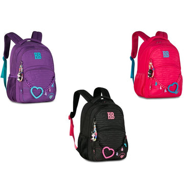 Mochila Juvenil Rebecca Bonbon RB Clio Cores Sortidas  - Escolar, Passeio e Estilo
