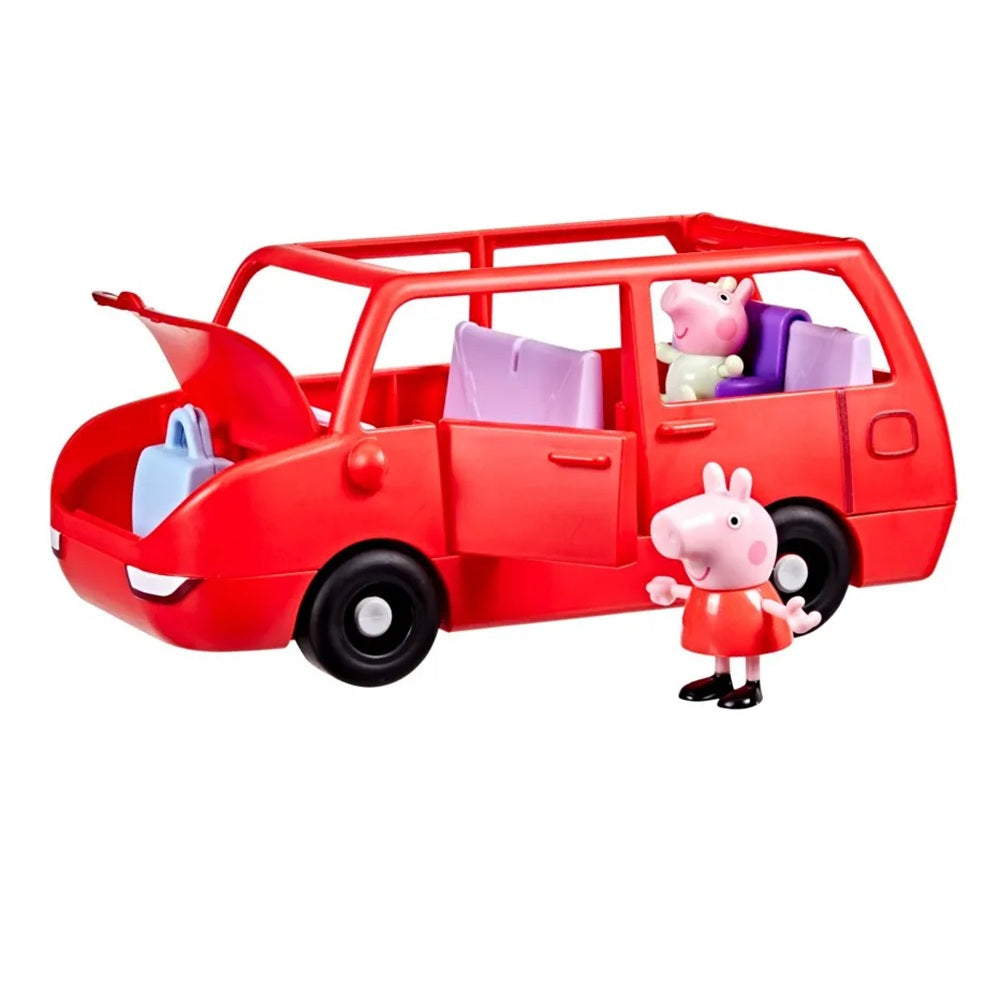 Veículo e Figura Peppa Pig com Evie Carro Vermelho da Família - Hasbro G0541