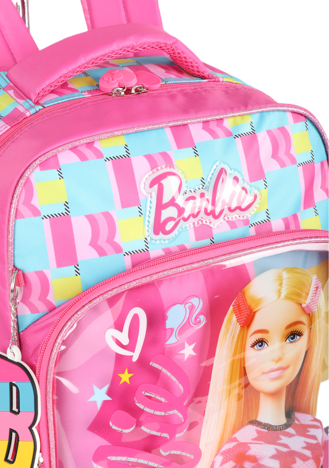 Mochila de Costas Escolar Barbie Fashion Rosa - Luxcel