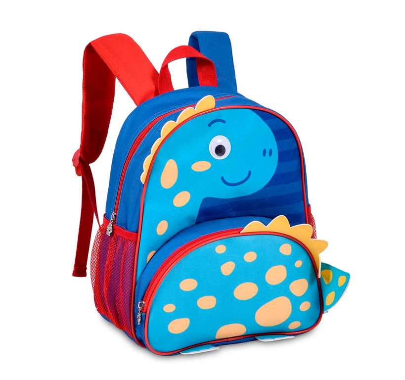 Mochila De Costas Infantil Escolar Clio Pets Dino