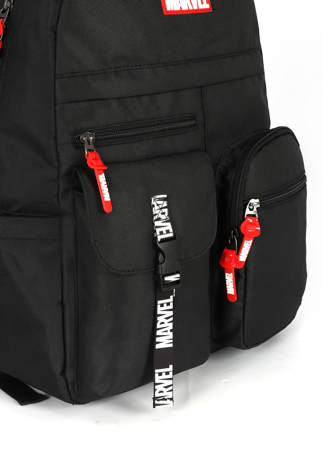 Mochila Marvel Luxcel – Escolar e Casual Preta