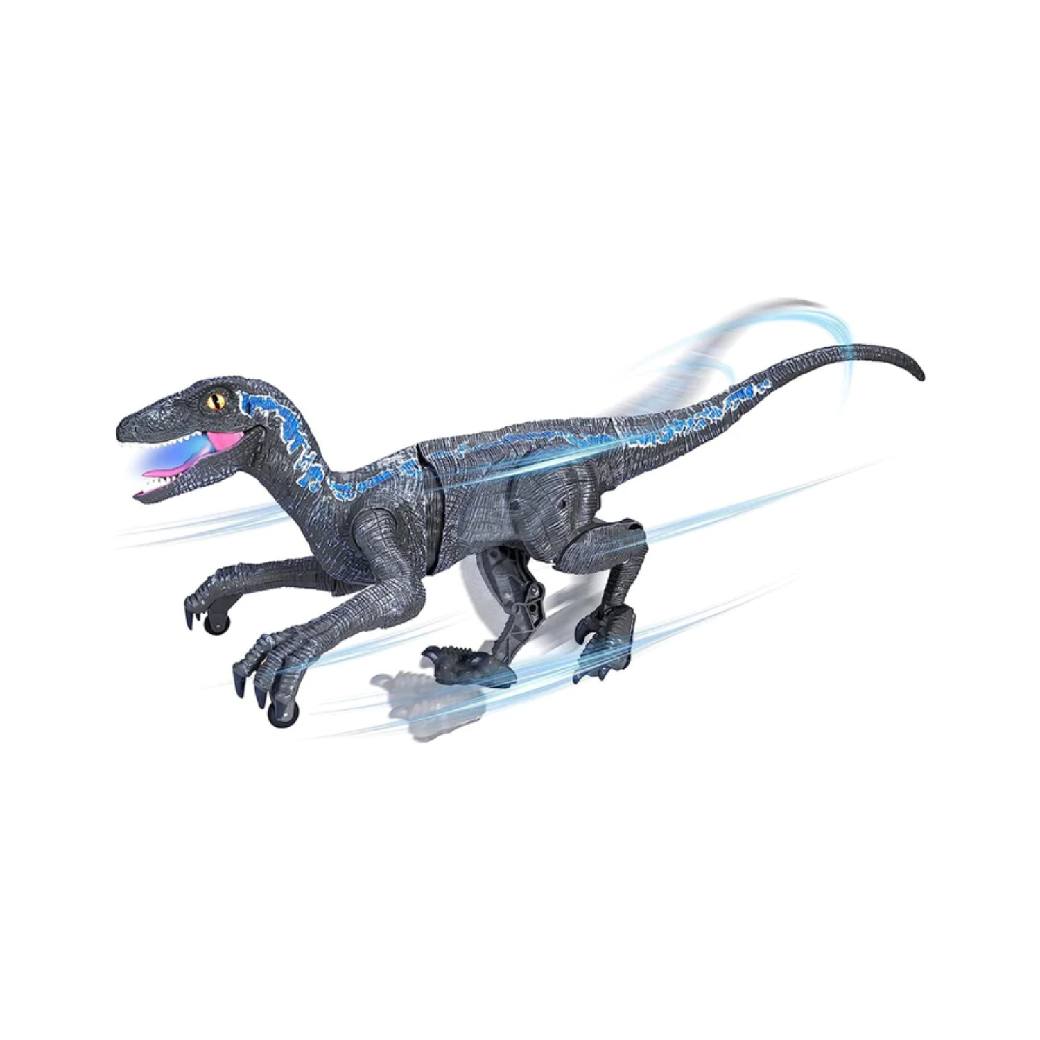 Dinossauro Velociraptor Controle Remoto Luz e Som