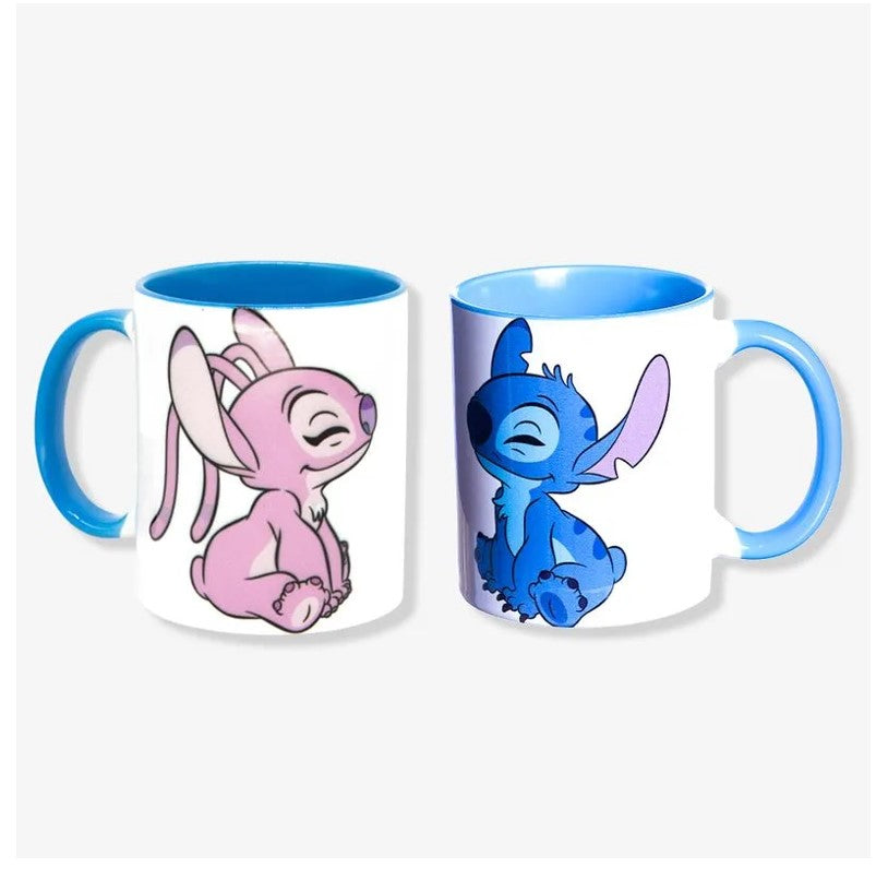 Kit Com Duas Canecas Pop Stitch Minha Metade Disney