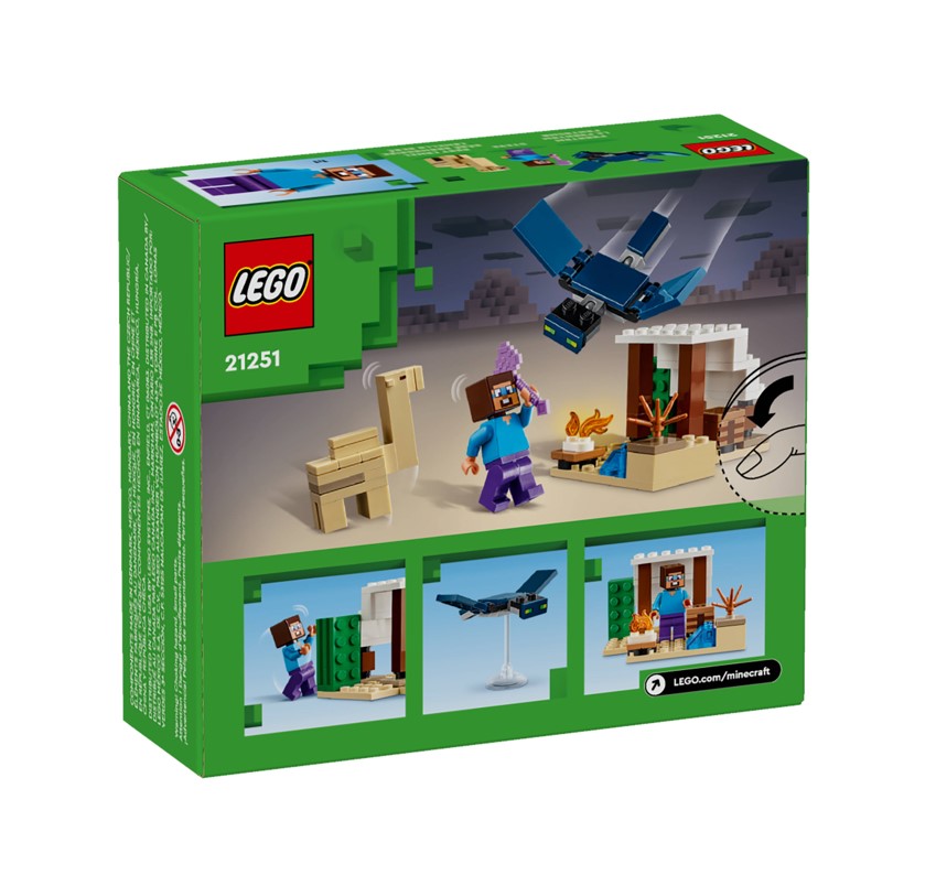 Lego Minecraft Expedição do Steve ao Deserto - 21251