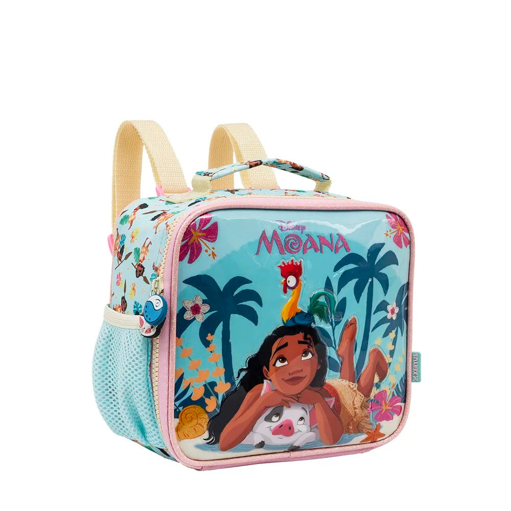 Kit Escolar Moana 3 em 1: Mochila de Rodinhas, Lancheira e Estojo Xeryus Original