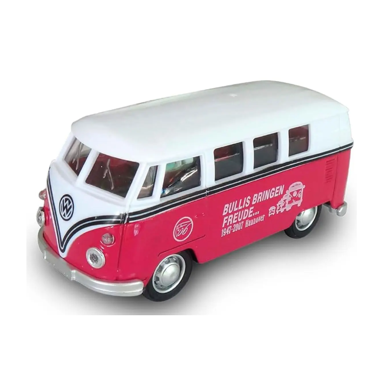 Carrinho De Fricção Kombi Vermelha - Shiny Toys