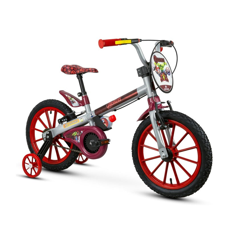 Bicicleta Infantil Aro 16 Marvel Avengers - Nathor