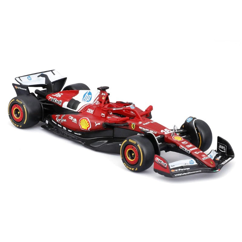 Miniatura Fórmula 1 Ferrari SF-25 1:43 Leclerc 16 - Burago