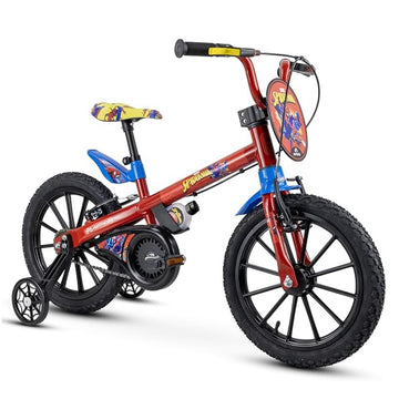 Bicicleta Infantil Aro 16 Marvel Spider-Man - Nathor