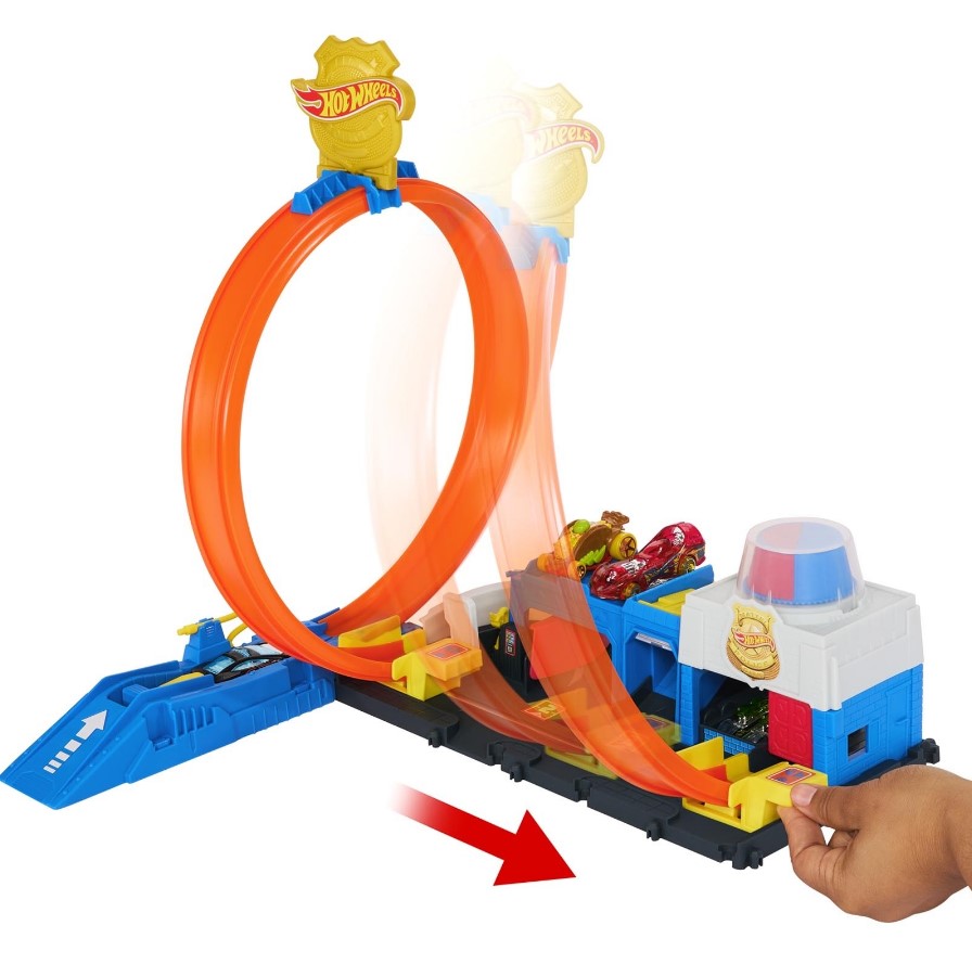 Pista Hot Wheels City Super Delegacia - Mattel JBM71