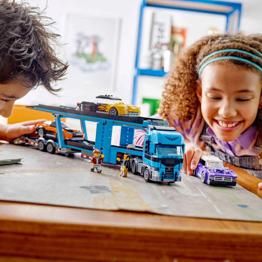 Lego City Caminhão Transportador e Carros Esportivos - 60408