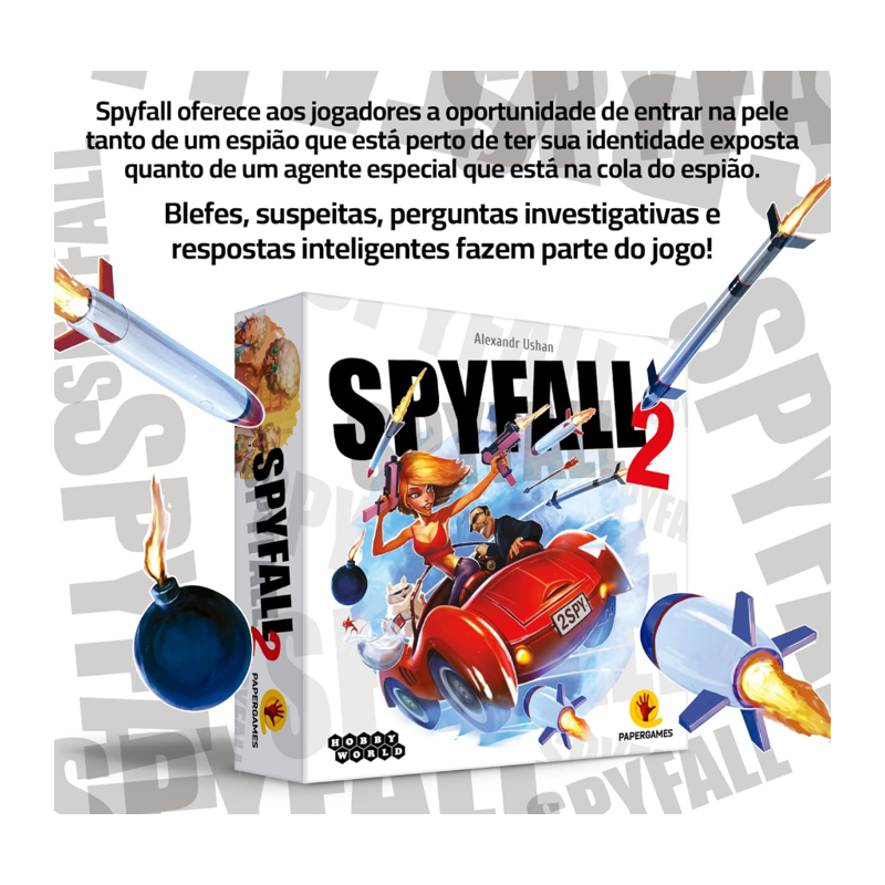 Jogo de Cartas Spyfall 2 - Papergames