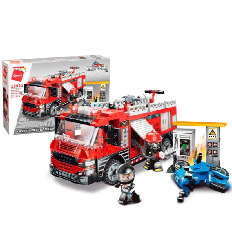 Mini City Bombeiros Resgate Posto de Combustível - KEEPPLAY