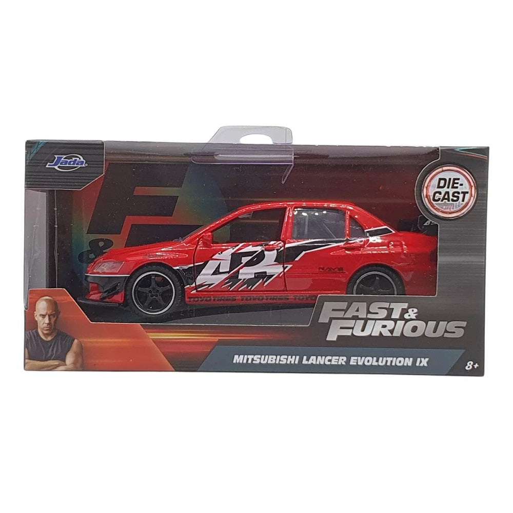Miniatura Mitsubishi Lancer Evolution IX Fast and Furious 1/32 - Jada