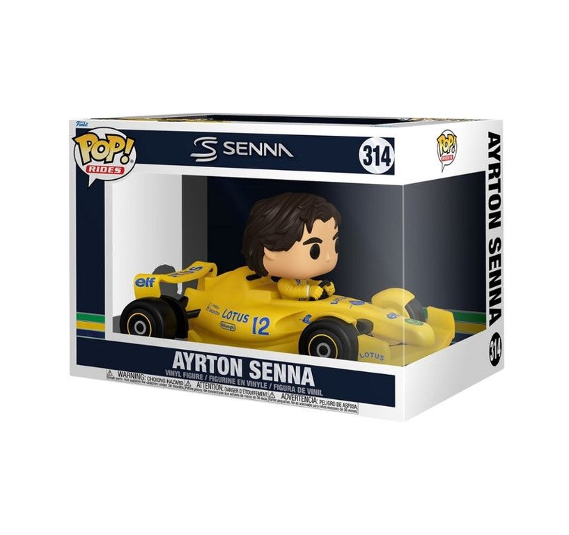 Boneco Funko Pop! Rides Super Deluxe Ayrton Senna #12 McLaren - Coleção Oficial Boneco Funko Pop! Rides Super Deluxe Ayrton Senna #12 McLaren - Coleção Oficial