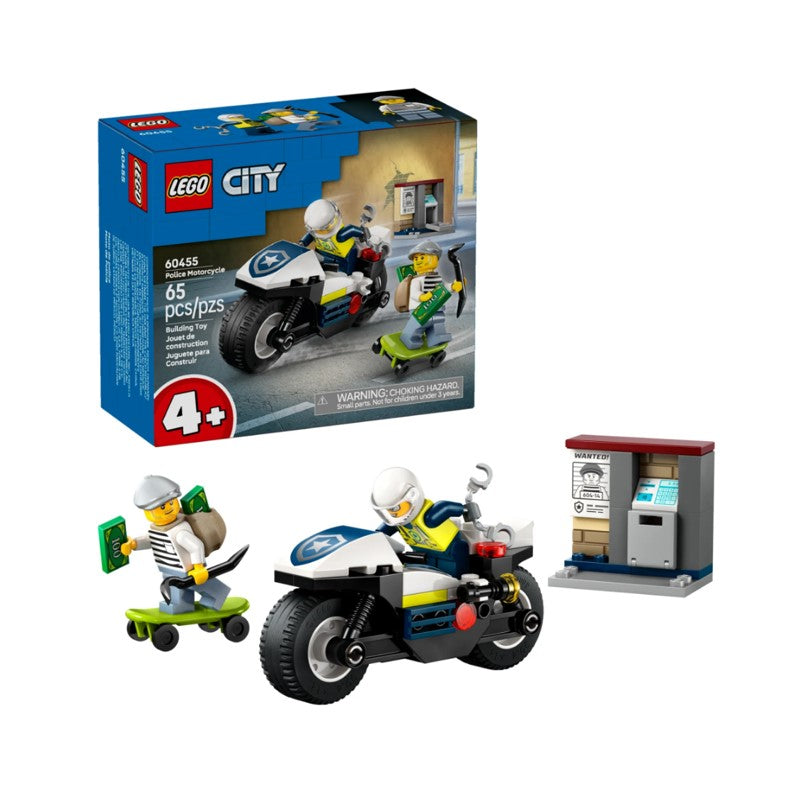 Lego City Perseguição policial de motocicleta - 60455