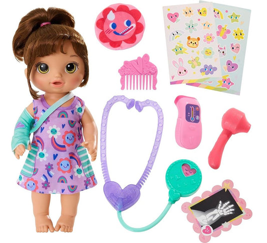 Boneca Baby Alive Dia De Cuidar Da Bella Roxa - Hasbro F7536