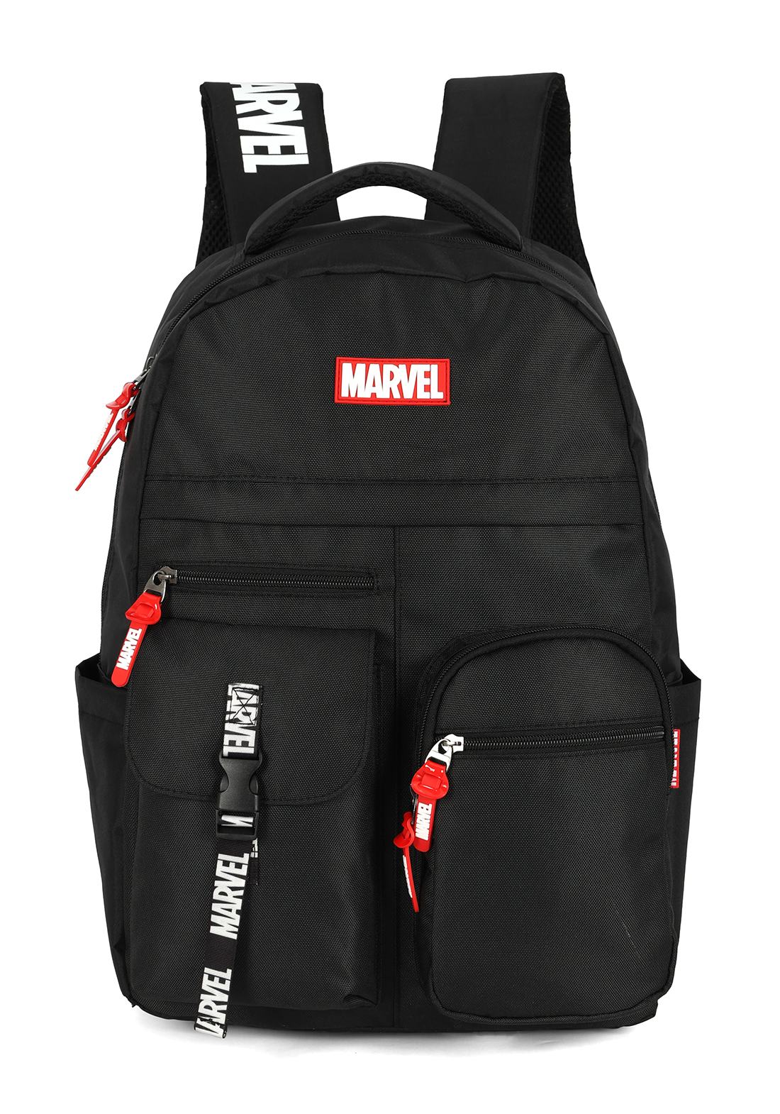 Mochila Marvel Luxcel – Escolar e Casual Preta