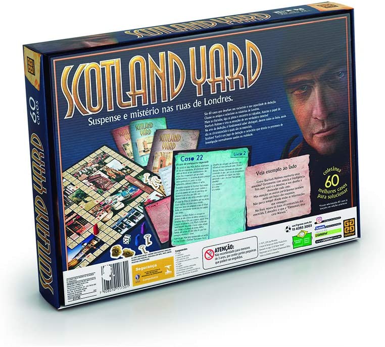 Jogo de Tabuleiro Scotland Yard - Grow
