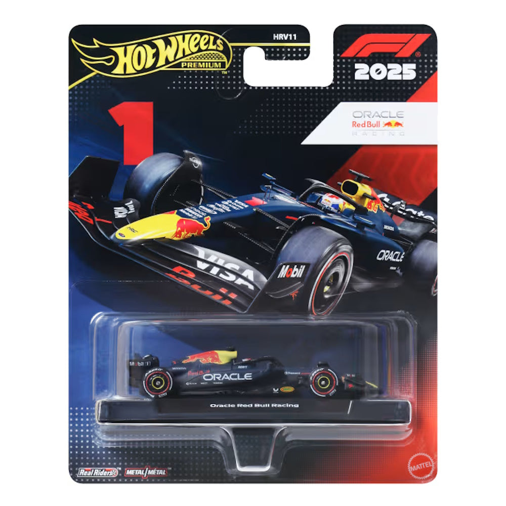 Hot Wheels Premium F1 Oracle Red Bull Racing Max Verstappen 2025