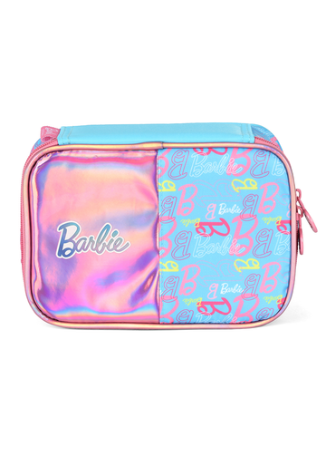 Estojo Box Organizador Barbie AZUL Holográfico Luxcel