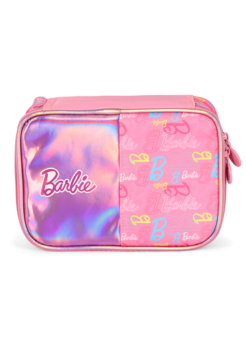 Estojo Box Organizador Barbie PINK Holográfico Luxcel