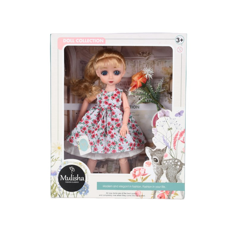 Boneca Articulada Fashion Vestido Floral – Brink Center