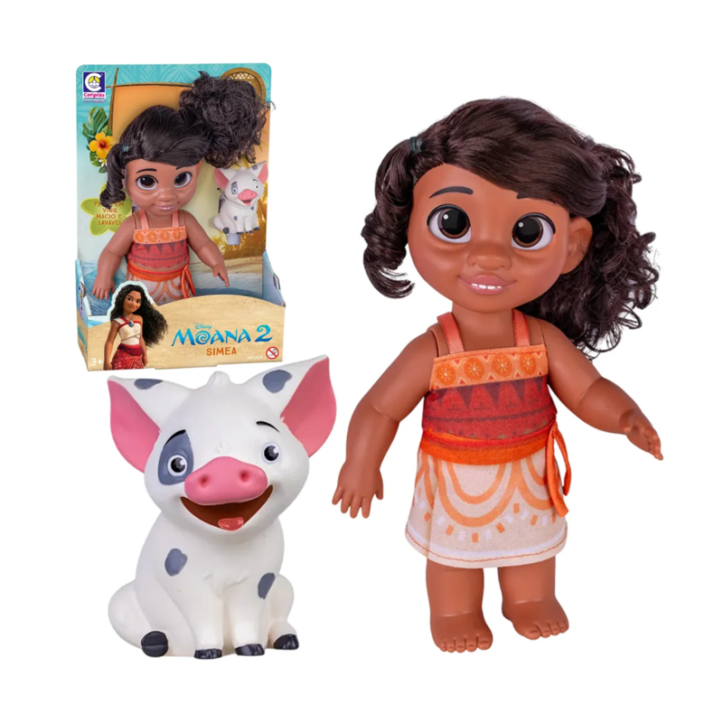Boneca Simea e Puá Moana 2 Disney - Cotiplás
