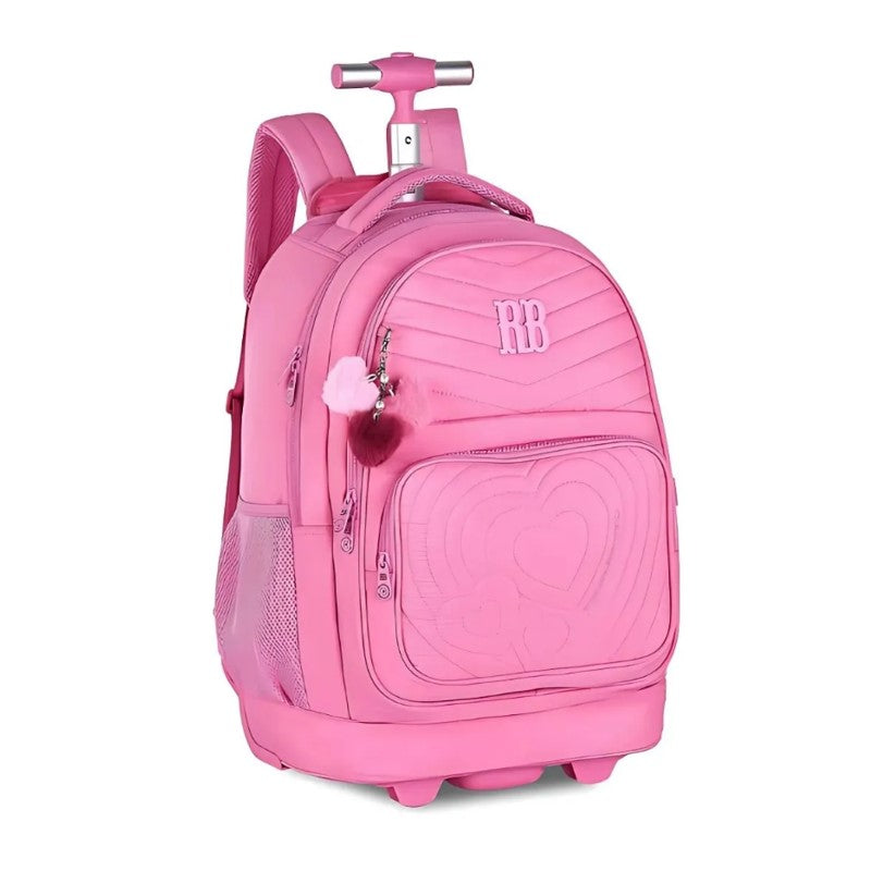 Mochila de Rodinhas Rebecca Bonbon Escolar Juvenil Soft RB24673