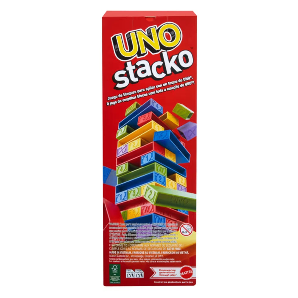 UNO Jogo de Tabuleiro Stacko JGT89 - Mattel