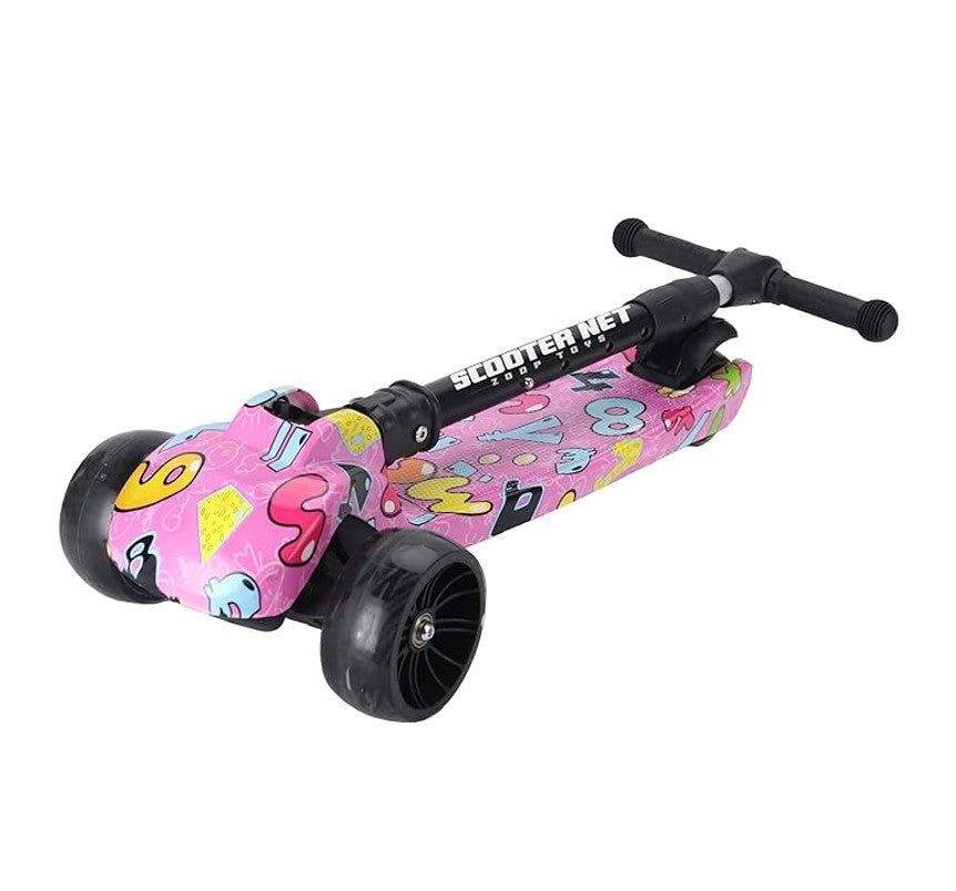 Patinete Scooter Net Grafite Menina - Zoop Toys