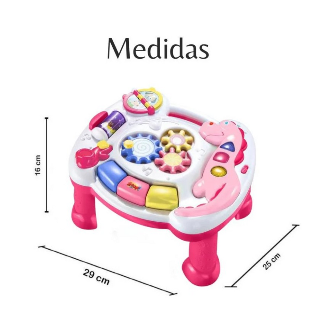 Mesinha de Atividades Infantil Rosa - Zoop Toys