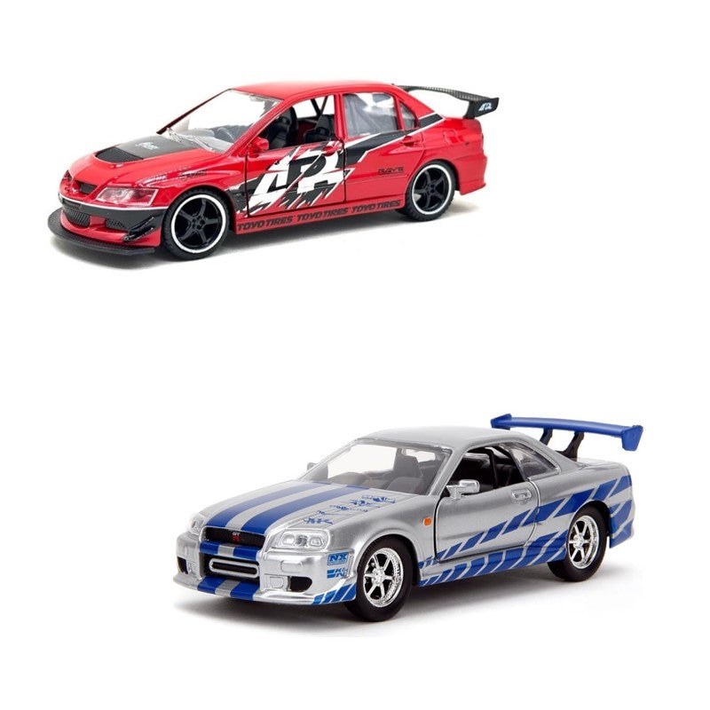 Pack Lancer e Nissan Skyline Velozes e Furiosos 1:32 - Jada