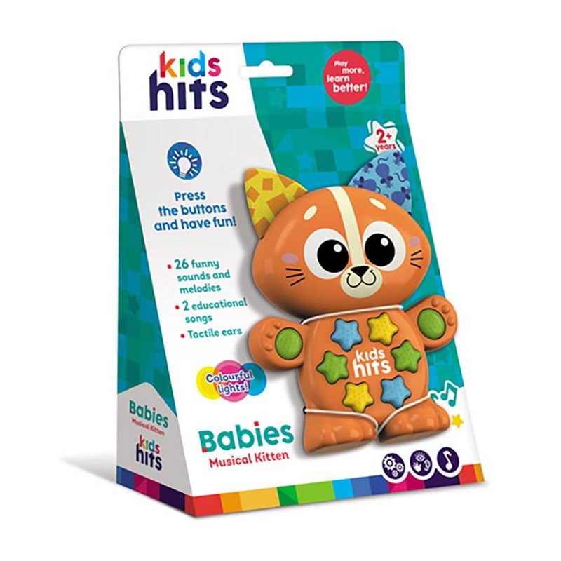 Gatinho Musical Colorido - Shiny Toys