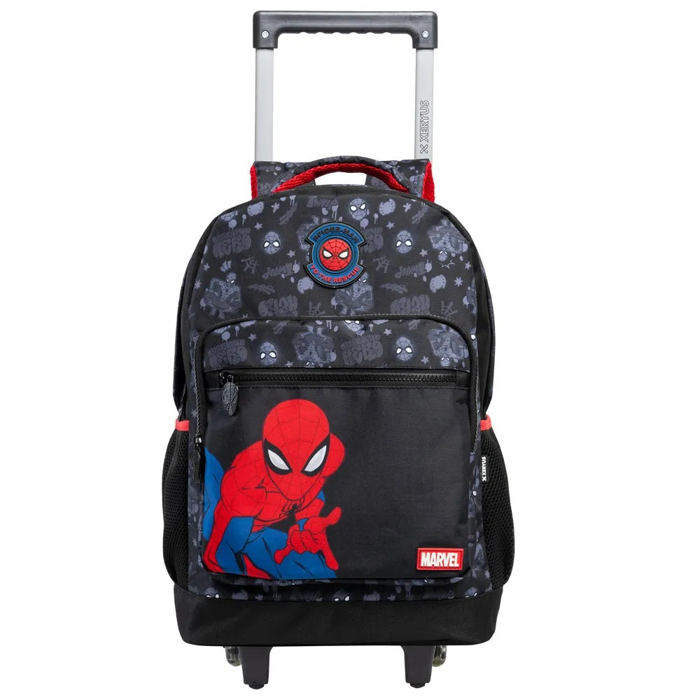 Mochila com Rodas Homem-Aranha Marvel – Pronta pra Qualquer Missão!