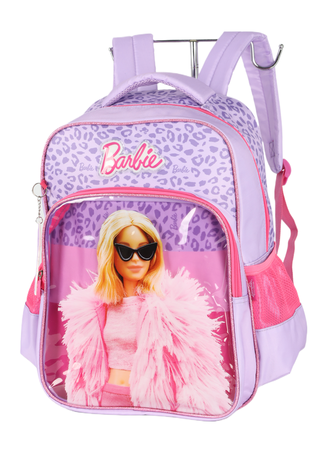Mochila de Costas Escolar Barbie Fashion Lilás - Luxcel