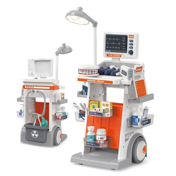 Kit Carrinho de Médico com Acessórios - SHINY TOYS