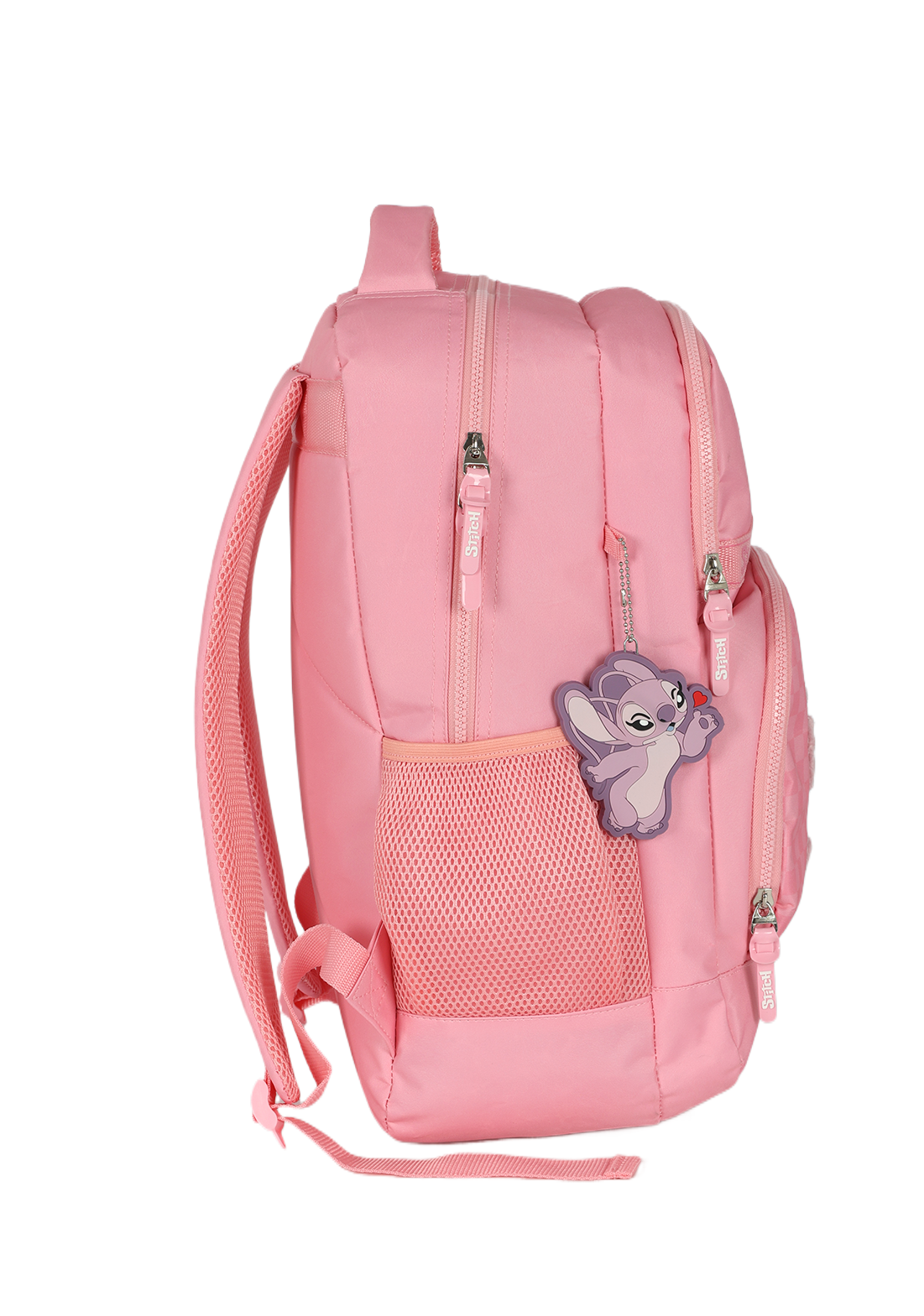 Mochila Stitch Rosa Xadrez – Luxcel Oficial Disney