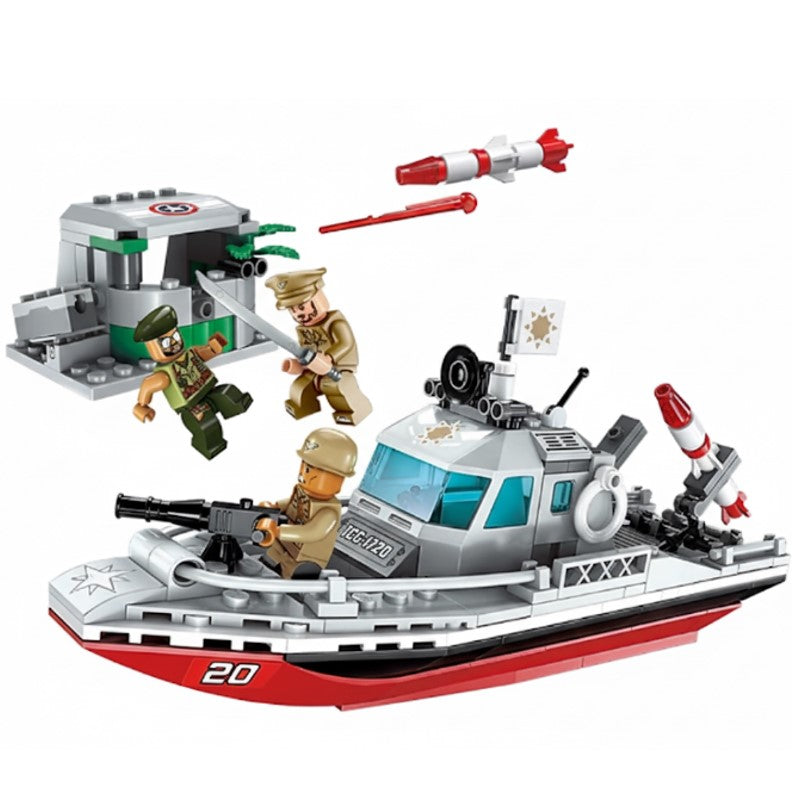 Blocos de Montar Combat Zones Conflito na Costa - KEEPPLAY