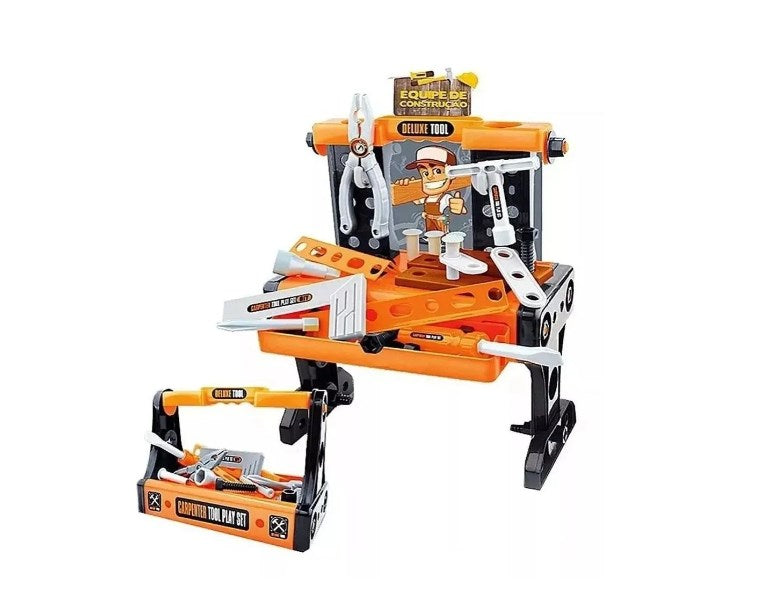 Kit Ferramentas Infantil Equipe de Construção 2 em 1 Zoop Toys Zp00411