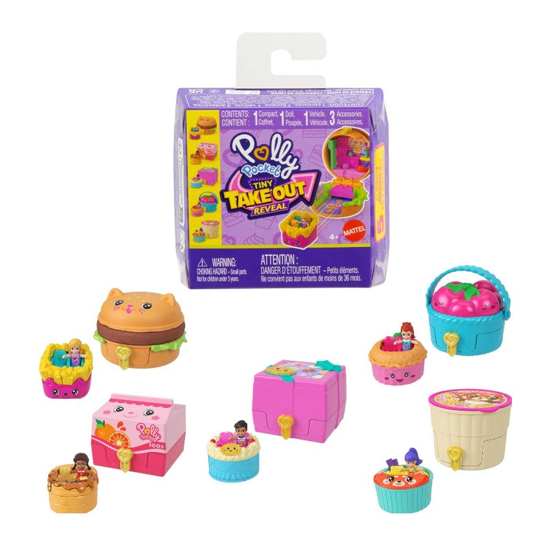 Polly Pocket Tiny Takeout Reveal Surpresa - Mattel