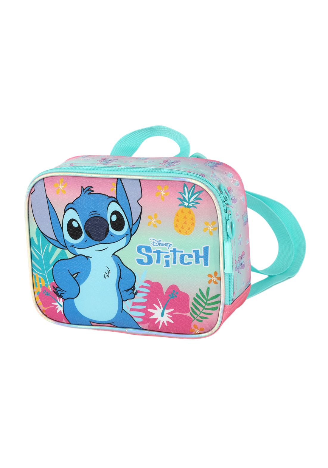 Kit Escolar Stitch Luxcel – Mochila com Rodinhas, Lancheira e Estojo