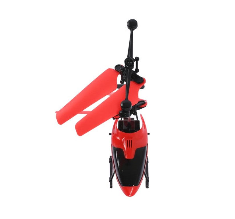 Helicóptero de Brinquedo com Sensor Recarregável Vermelho